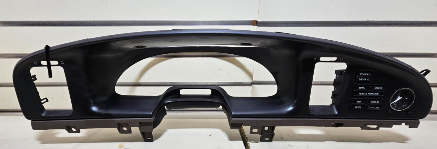 🔥98-02 Continental Dash Instrument Speedometer Cluster Bezel Gauge Black