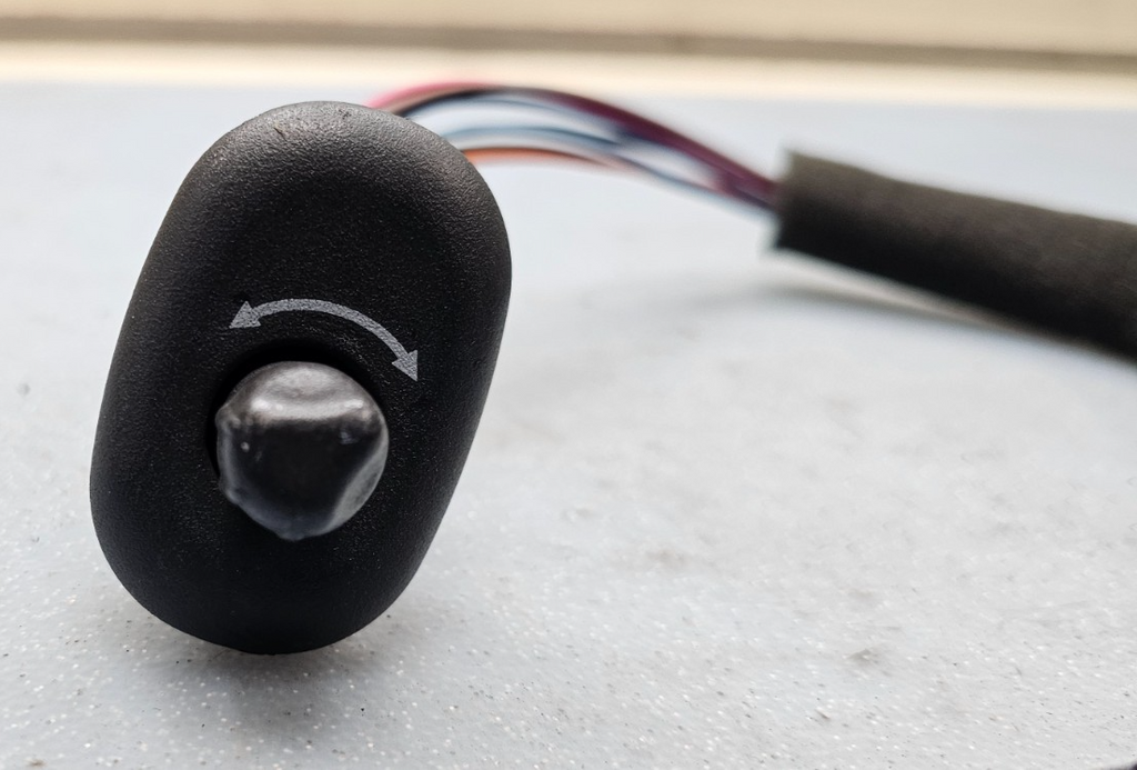 🔥02-09 TRAILBLAZER ENVOY A LEFT DRIVER POWER MIRROR DOOR CONTROL SWITCH BLACK