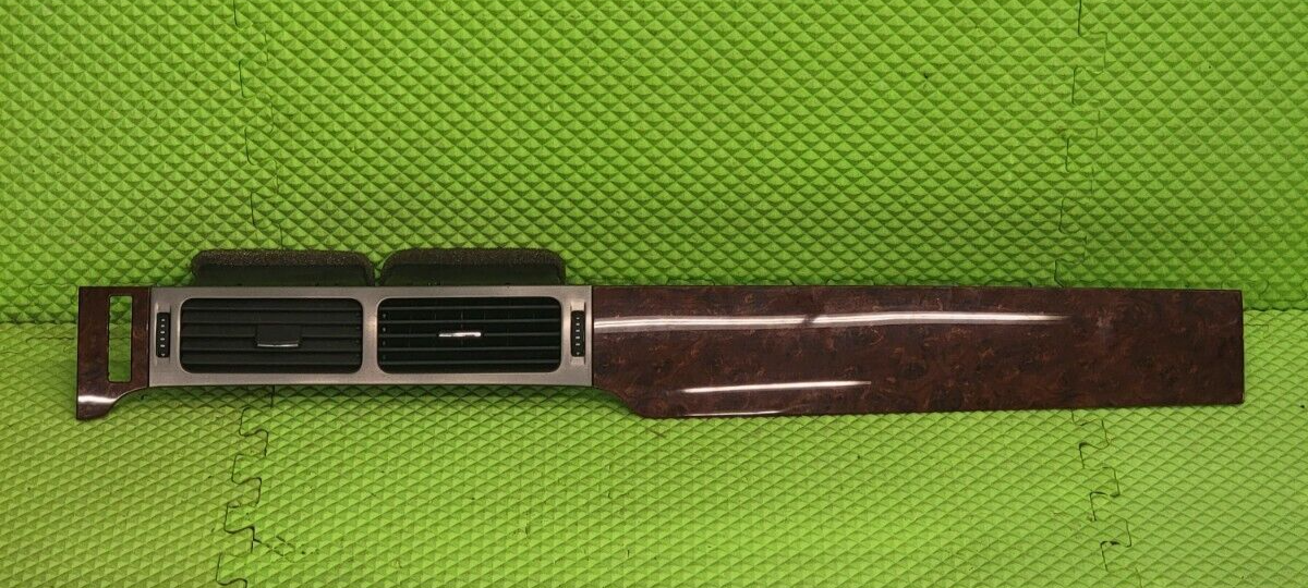 07-14 Yukon Tahoe Suburban Burl Front Dash Belt Trim A/C Vents F201 woodgrain