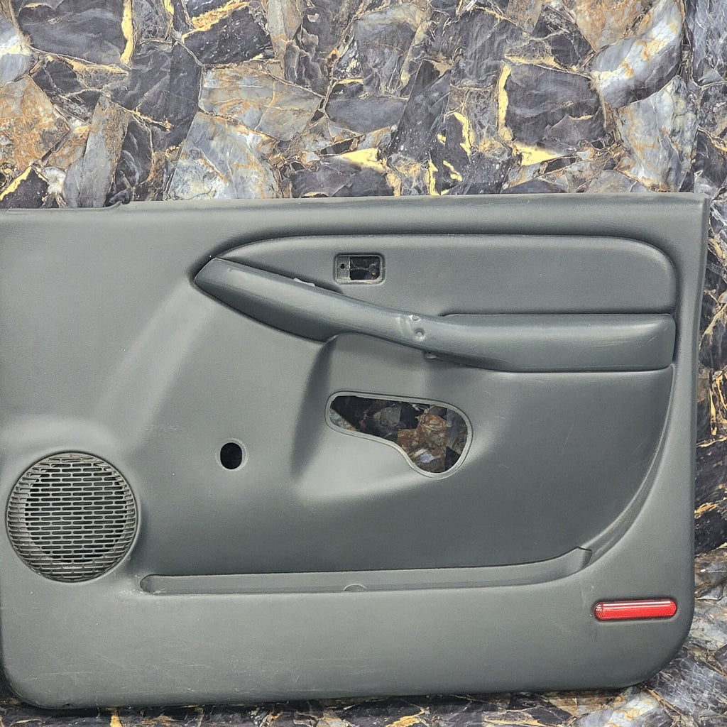 99-06 Silverado SIERRA Door Trim Panel Front LEFT-RIGHT Set Dark GRAY manual D3