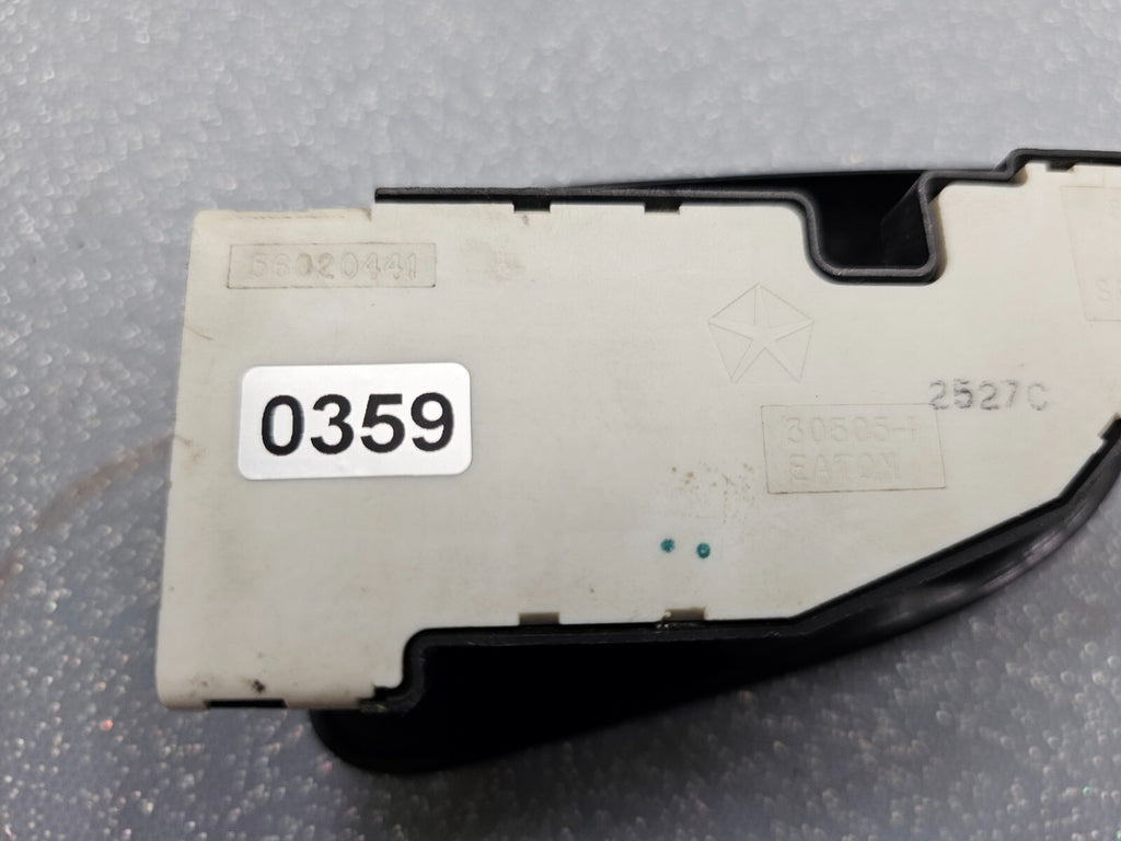 🔥98-01 Dodge RAM 1500 2500 Front Left Driver Power Window Switch BLACK WS10