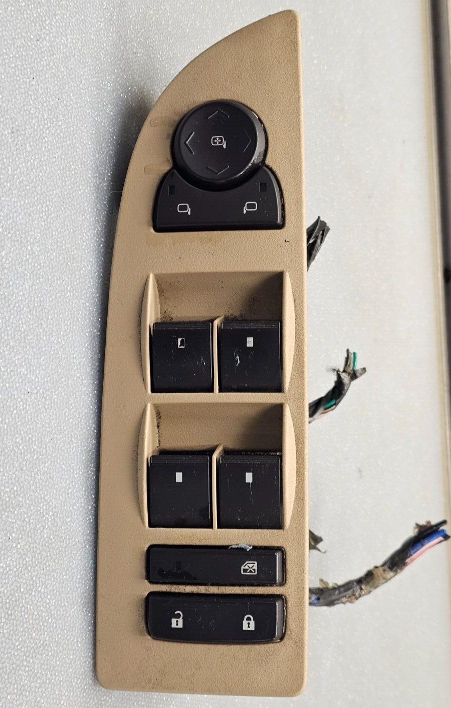 🔥06-11 Buick Lucerne Front Left Driver Master Power Window Switch Assembly Tan