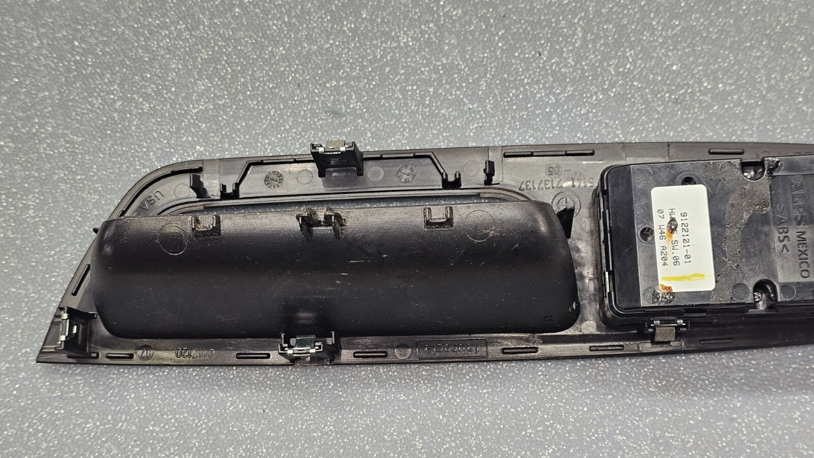 🔥07-14 BMW X5 X6 Front Left Driver Master Power Window Switch Control Black OEM