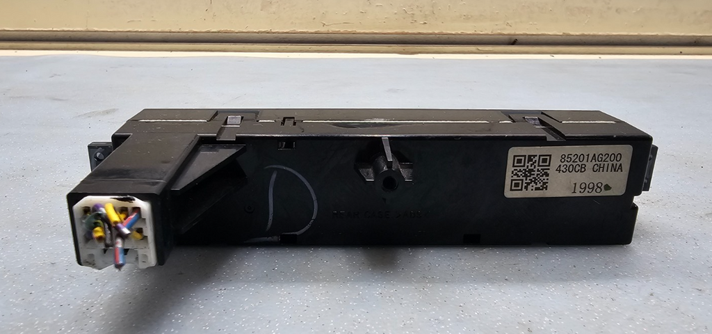 🔥07-09 SUBARU LEGACY OUTBACK DIGITAL CENTER DASH AUTO CLOCK ASSEMBLY BLACK