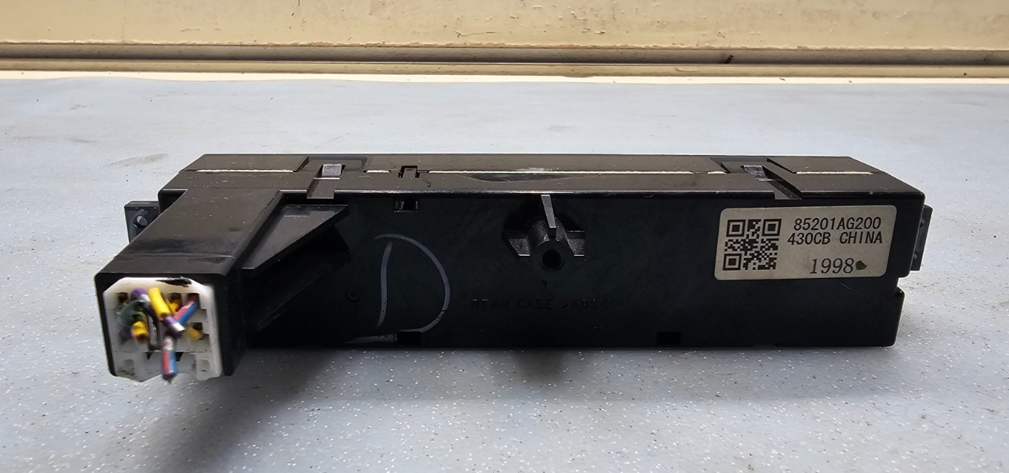 🔥07-09 SUBARU LEGACY OUTBACK DIGITAL CENTER DASH AUTO CLOCK ASSEMBLY BLACK
