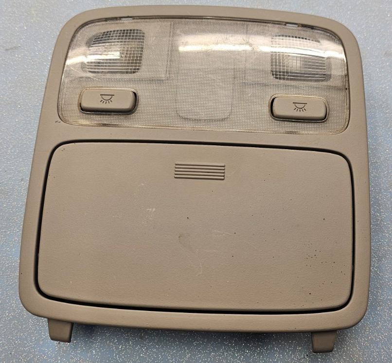 🔥2005-2010 HYUNDAI TUCSON OVERHEAD CONSOLE DOME LIGHT STORAGE TAN OEM