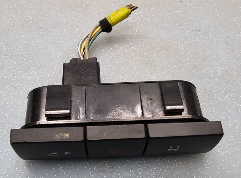 🔥07-14 Expedition Traction Control Hatch Hazard Light Switch Assembly Black