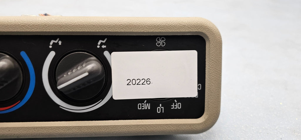 🔥01-07 Express Overhead Rear A/C AC HVAC Heater Temperature Climate Control Tan