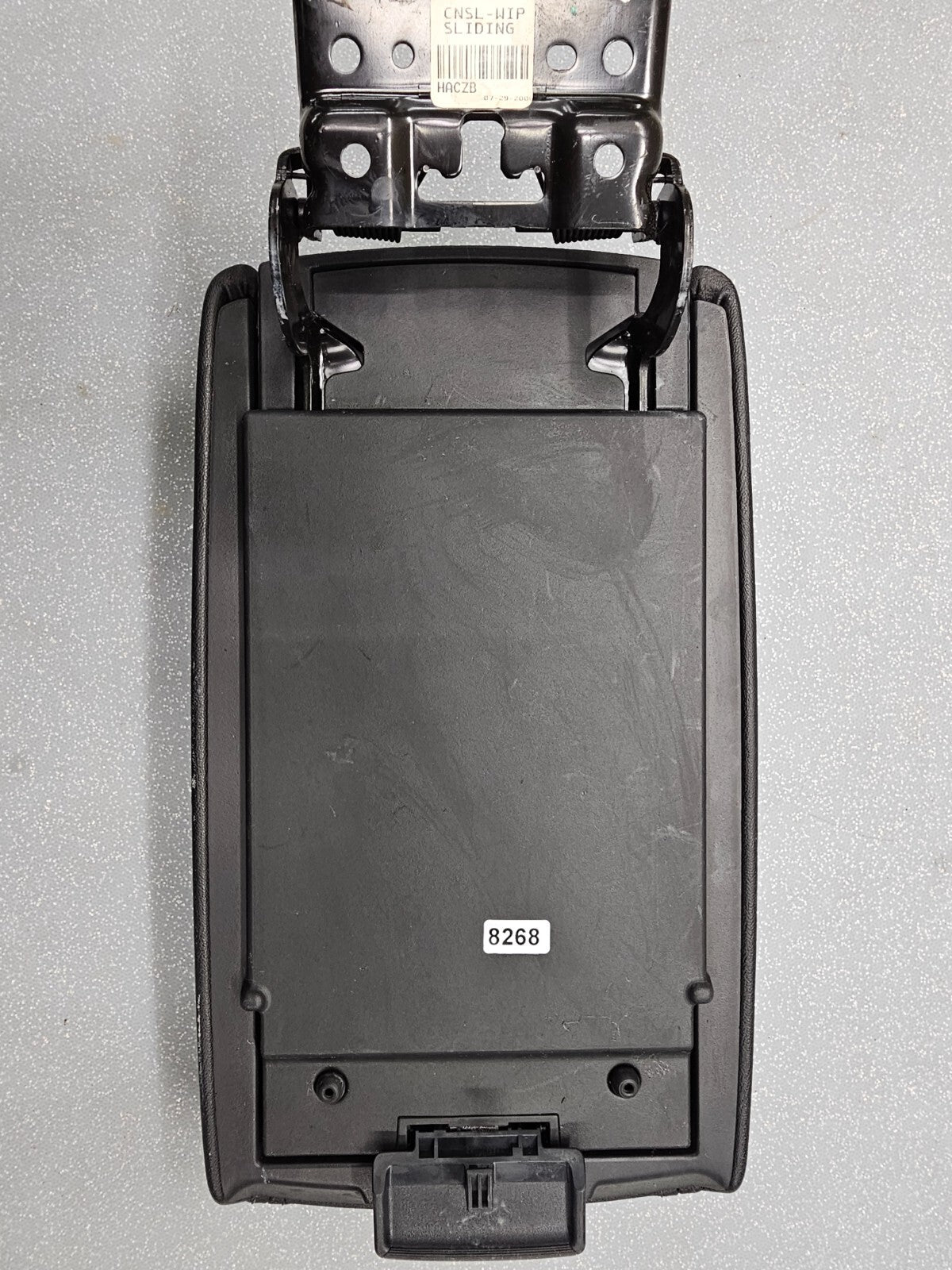 🔥09-13 Mazda 6 Center Console Leather Armrest Lid Top Pad Assembly Black OEM