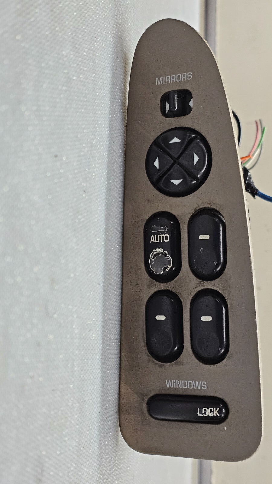 🔥97-05 Century Regal Left Driver aster Power Window Mirror Switch Assembly Tan