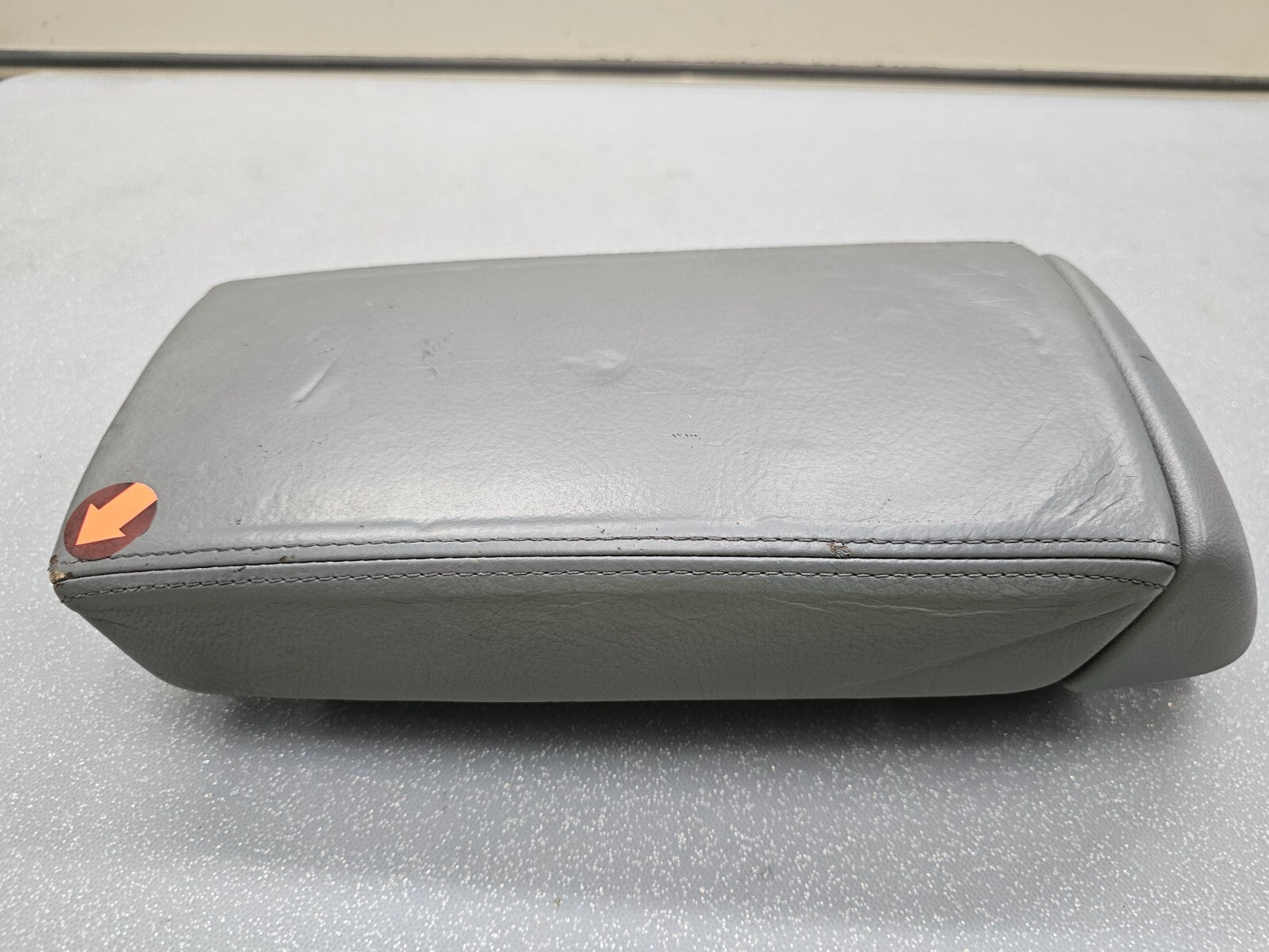 03-07 Honda ACCORD Acura TSX Center Console Armrest Storage Lid Leather Gray L22