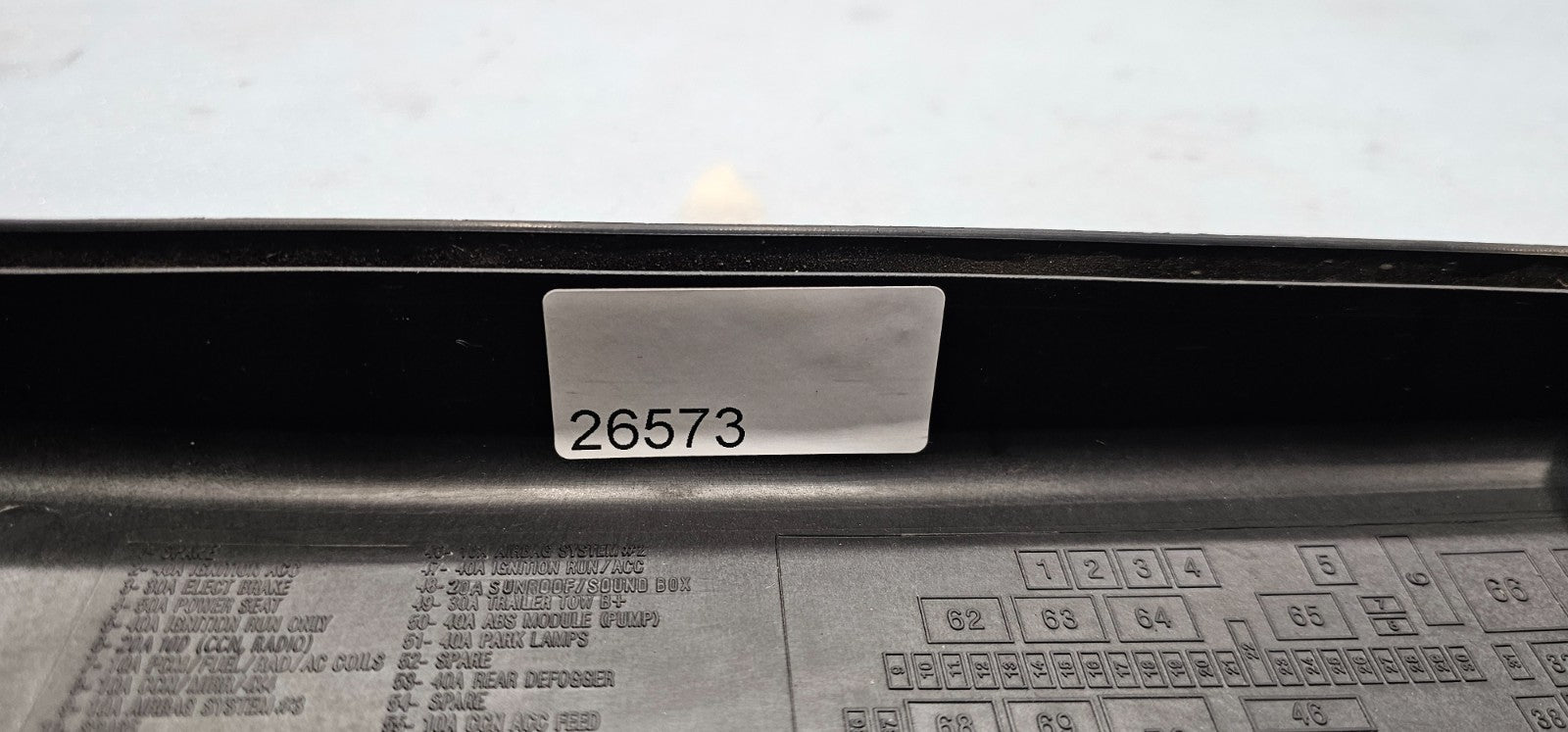🔥2002-2005 Dodge Ram 1500 Relay Fuse Box Center Cover Lid Top TIPM Engine Bay