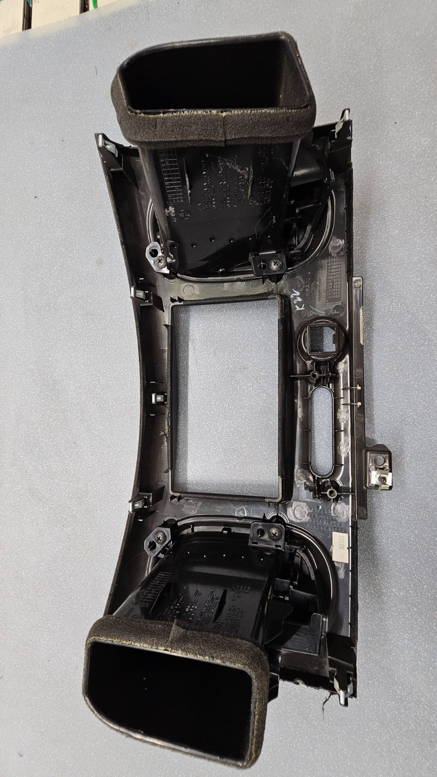 🔥09-14 Nissan Cube Front Dash Center Radio Trim Bezel Panel Black OEM