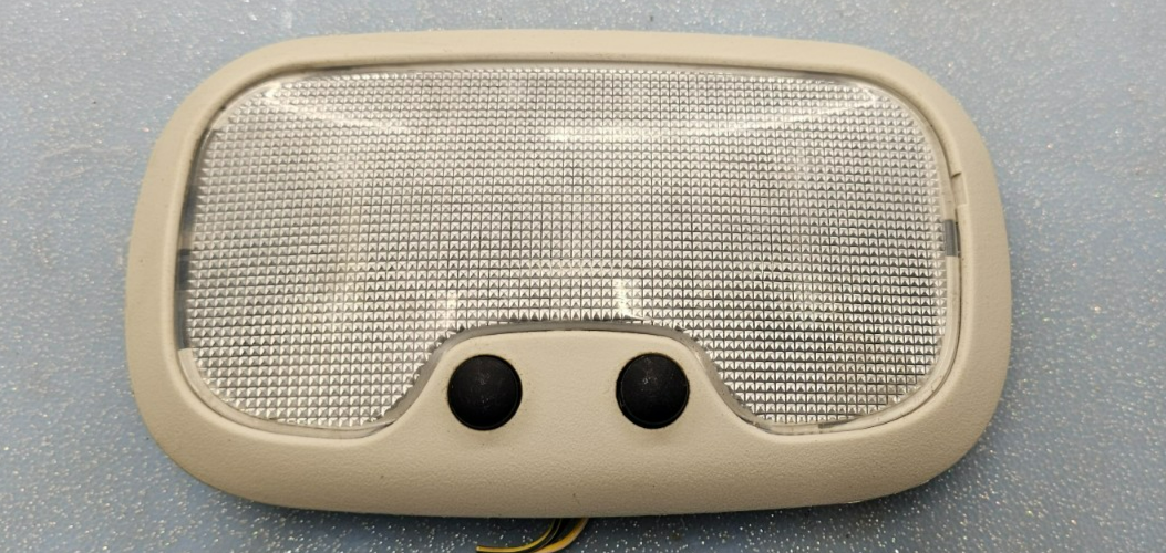 🔥07-12 Dodge Caliber Roof Overhead Console Lights Lamp w/o Sunroof Trim TAN OEM