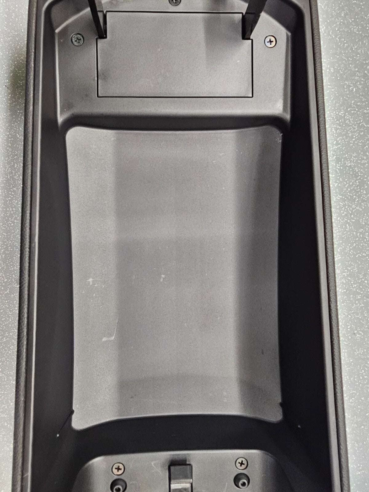 🔥11-14 HYUNDAI SONATA FRONT CENTER CONSOLE ARM REST LID COVER TOP PAD BLACK OEM