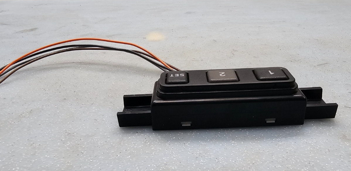 🔥99-04 Jeep Grand Cherokee Left Driver Front Memory Seat Selector Switch BLACK