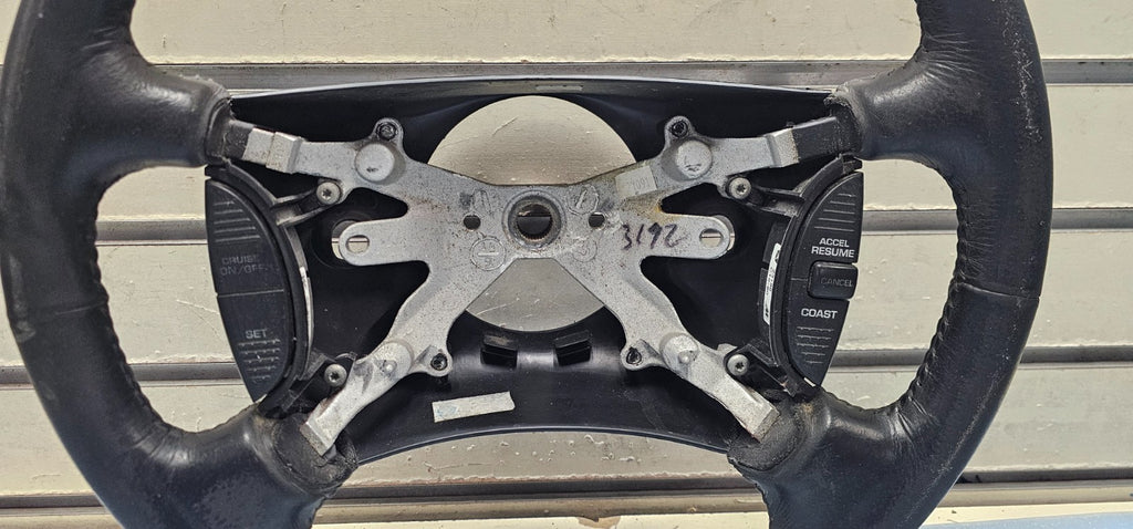 🔥98-01 Dodge Ram 1500 2500 3500 DAKOTA DURANGO Steering Wheel Leaher Black OEM
