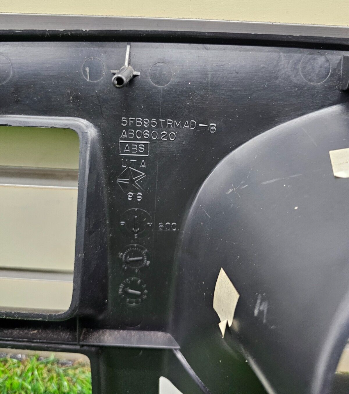 🔥98-03 Dodge Ram Van Dash Trim Instrument Gauge Speedometer Cluster Bezel Black