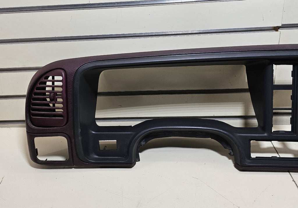 95-99 CHEVY GMC TRUCK SILVERADO CK Cluster Gauge Speedo Dash Bezel Red C3