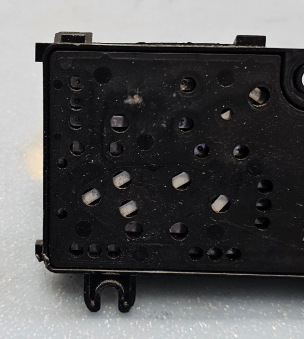 🔥03-06 SILVERADO SIERRA Front Left DRIVER Seat Adjuster Heat SWITCH Bezel Black