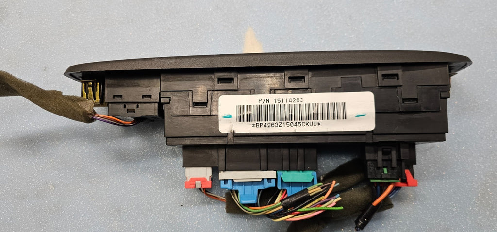 🔥02-05 GMC ENVOY Front LEFT Master Driver Window Door Switch Assembly BLACK OEM