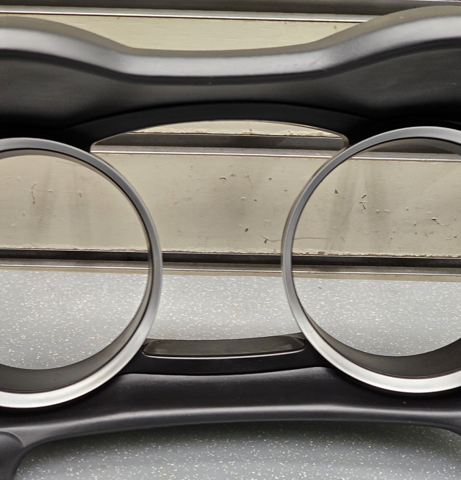 08-15 LANCER EVO INSTRUMENT GAUGE CLUSTER SPEEDOMETER TRIM SURROUND BEZEL COVER
