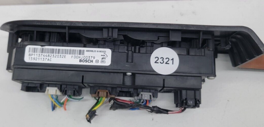 08-09 BUICK ENCLAVE LH LEFT DRIVER MASTER POWER WINDOW SWITCH OEM Woodgrain WS28