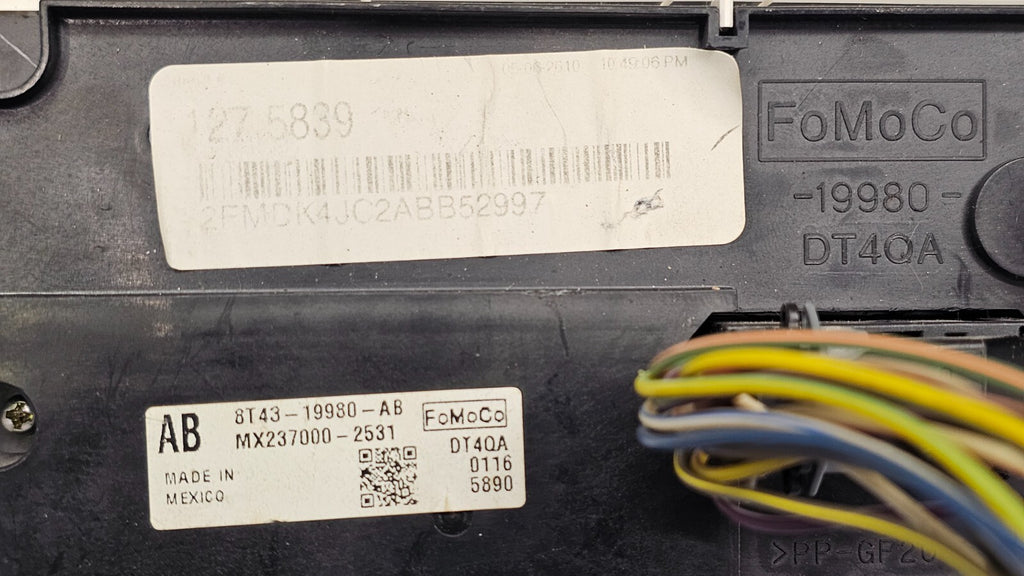 06-09 Ford Fusion Milan Dash Heater Temperature Climate Control Conditioner OEM