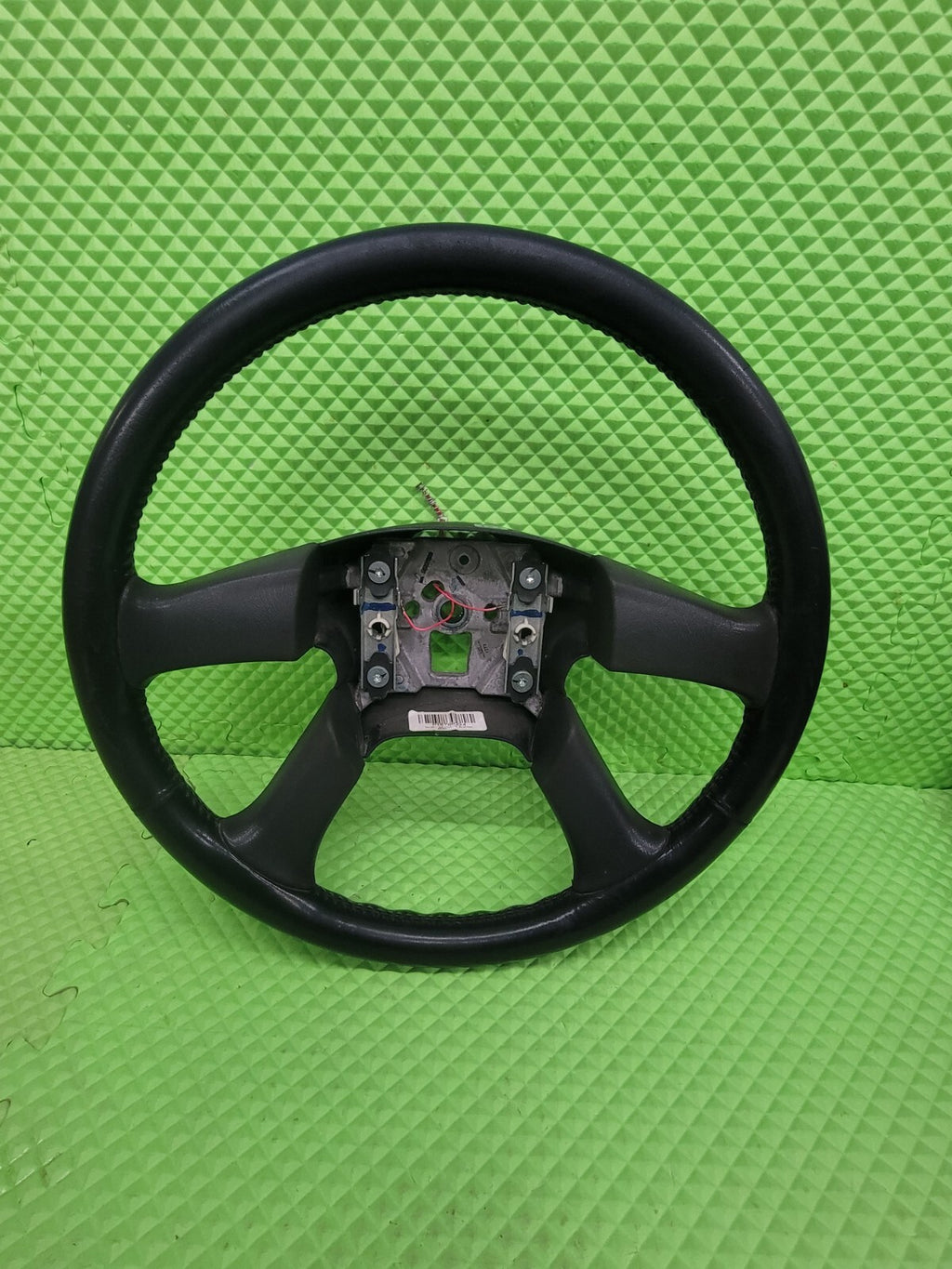 🔥03-06 SILVERADO SIERRA YUKON TAHOE SUBURBAN STEERING WHEEL LEATHER BLACK