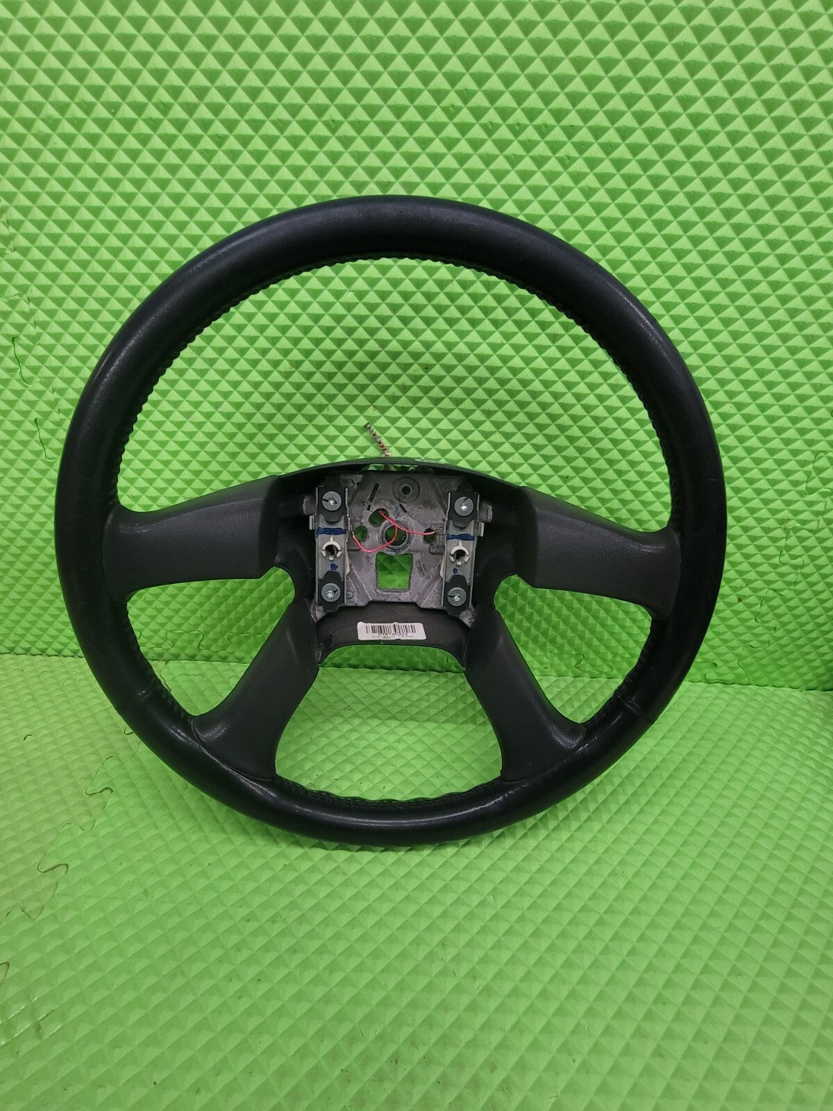 🔥03-06 SILVERADO SIERRA YUKON TAHOE SUBURBAN STEERING WHEEL LEATHER BLACK