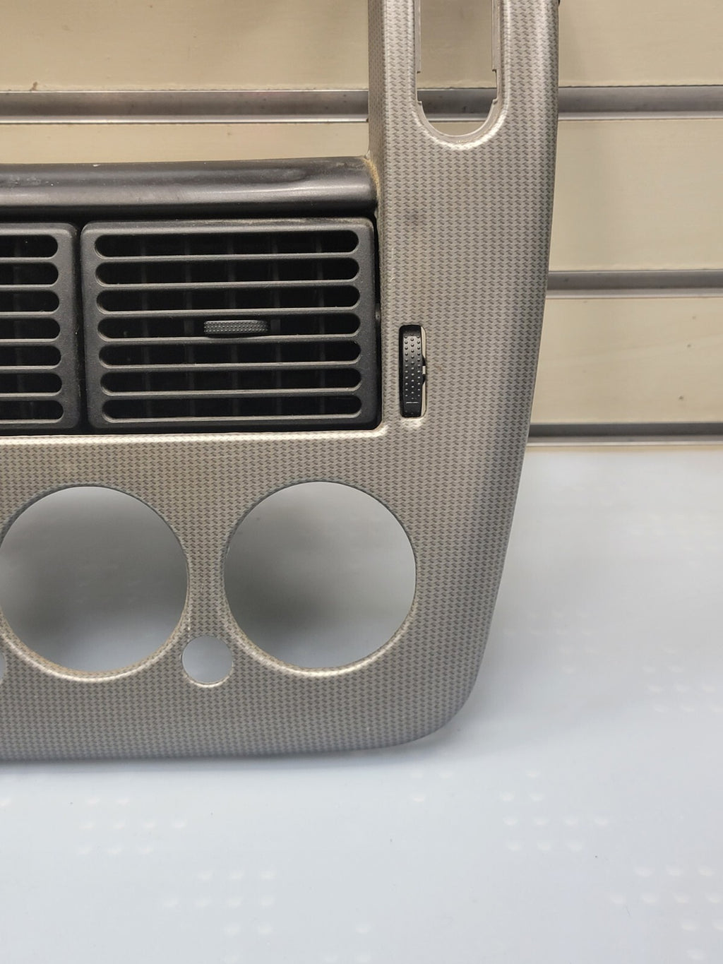 🔥02-05 FORD EXPLORER RADIO AUDIO CLIMATE TEMPERATURE CONTROL BEZEL carbon fiber