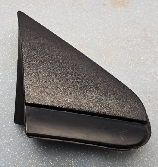 🔥07-14 EDGE RIGHT Fender UPPER BOLT Trim Molding Mirror Cover TRIANGLE BLACK