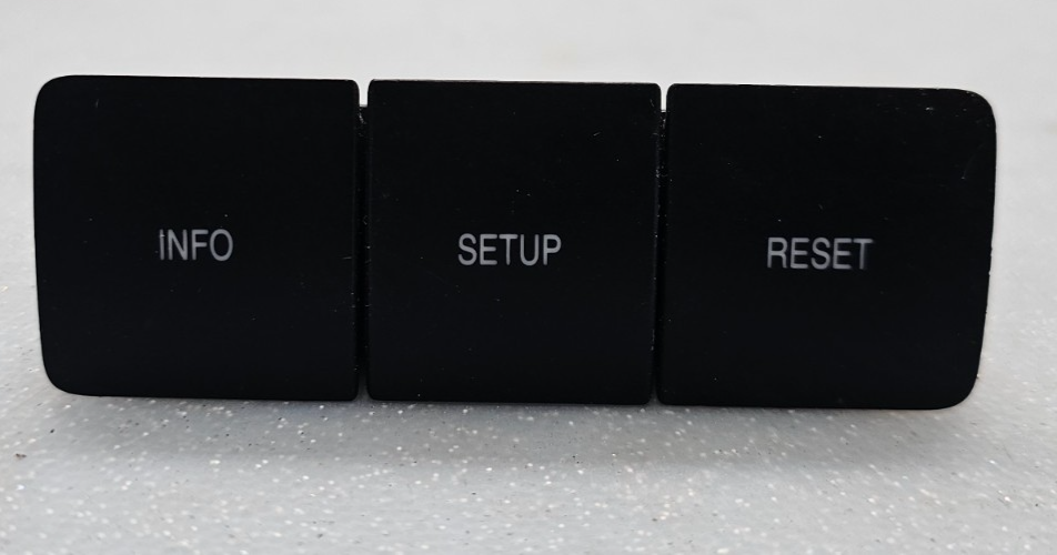 🔥08-12 Ford Focus Escape Info Setup Reset Dash Control Memory Switch Black OEM