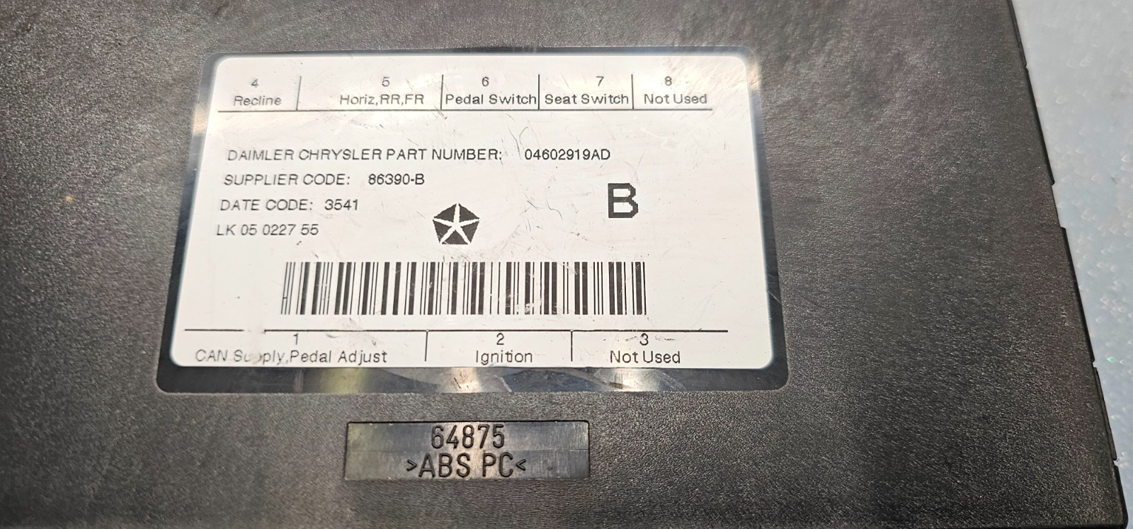 🔥2010-2013 Ram 1500 2500 3500 Front Driver Seat Memory Control Module OEM