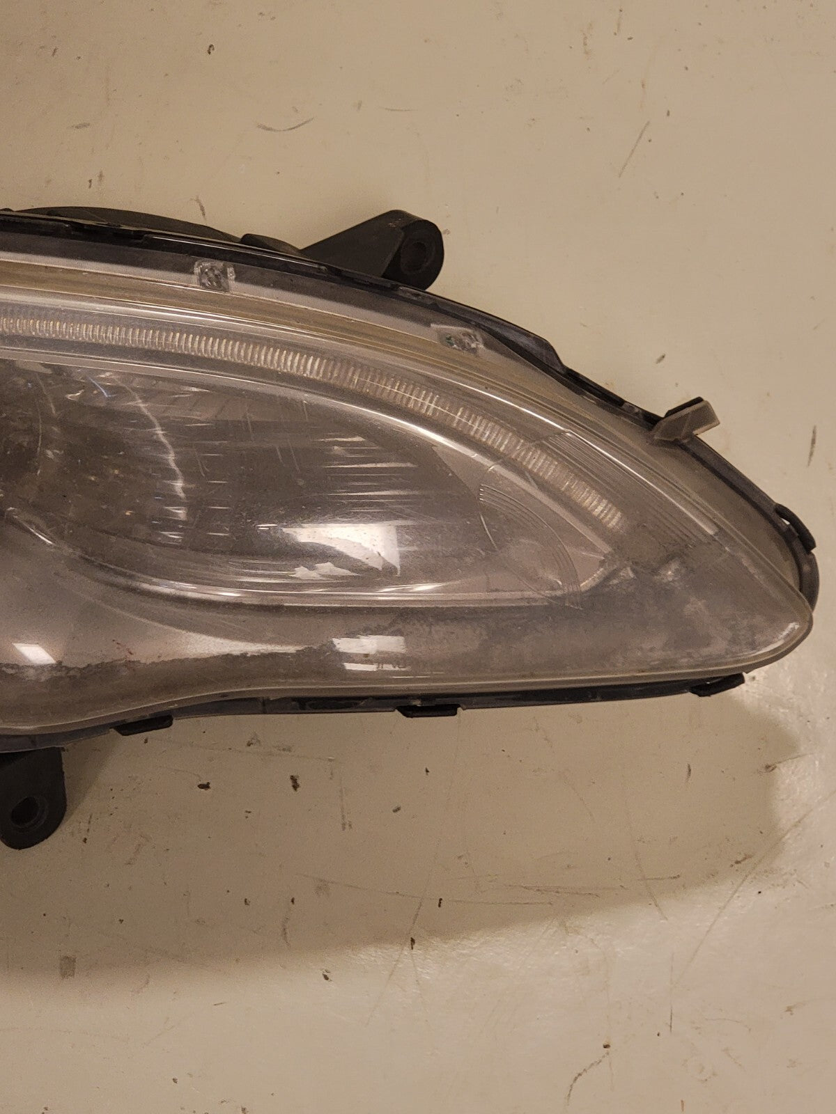 11-14 Chrysler 200 Halogen Headlight Head Lamp Chrome Bezel Passenger Right OEM