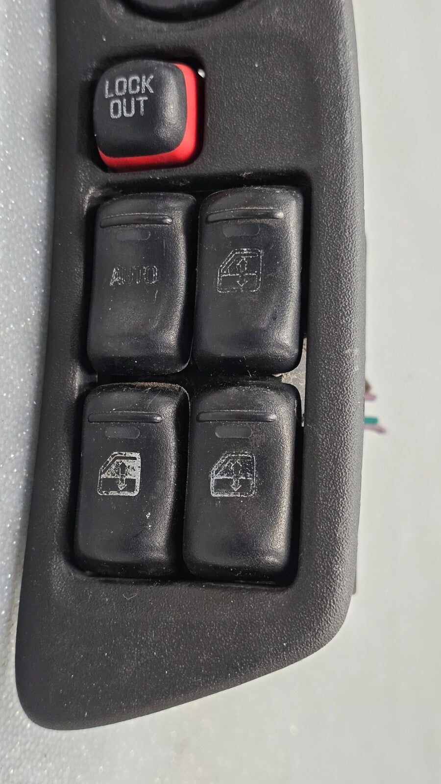 🔥97-03 MALIBU LEFT DRIVER MASTER POWER WINDOW SWITCH CONTROL ASSEMBLY BLACK OEM