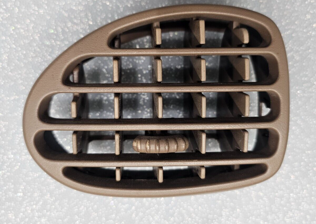 02-09 Trailblazer Dash Left Driver AC Heater Climate Air Vent Filter Grille TAN