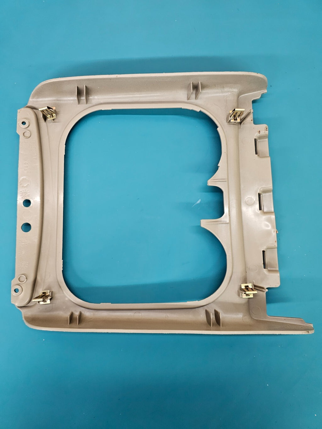 🔥03-06 Silverado Sierra Center Console Cup Holder Bezel Trim Panel Assembly Tan