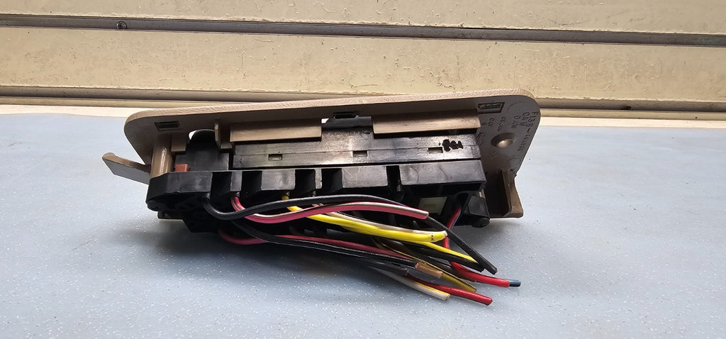 87-94 Mustang Topaz Front Left Driver Door Power Master Window Switch Tan/Black
