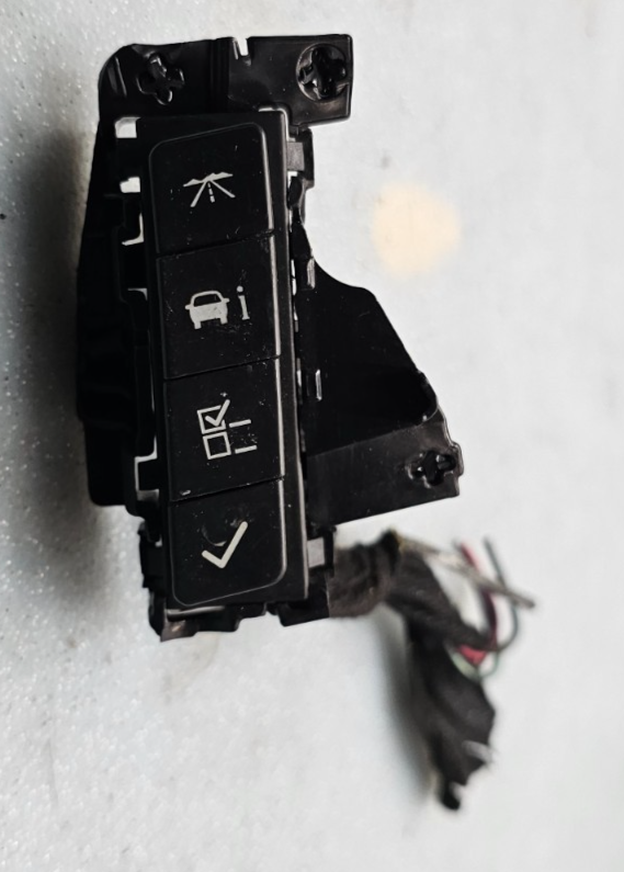 🔥07-14 Chevy Tahoe Sierra Silverado Dash Fuel Distance Information Switch Black