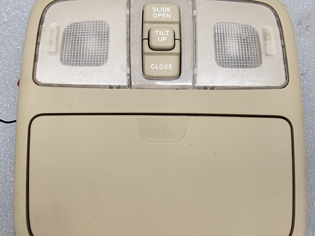 🔥07-10 Elantra Overhead Console Storage Display Dome Map Light Storage Tan OEM