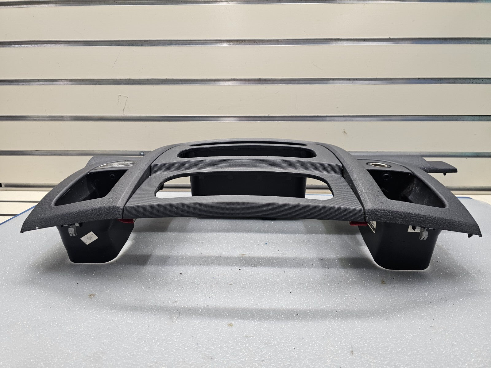 🔥02-05 Dodge RAM Dash RADIO SUUROUND Bezel Climate Trim Panel Storage Black B10