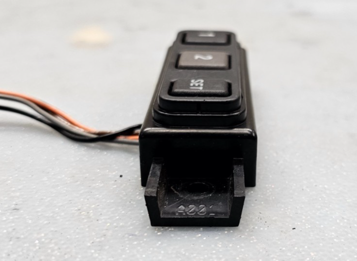 🔥99-04 Jeep Grand Cherokee Left Driver Front Memory Seat Selector Switch BLACK