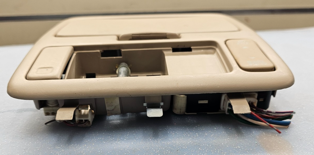 00-05 TOYOTA HIGHLANDER Overhead Console Sunglasses Storage Sunroof Switch TAN