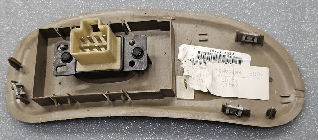 🔥01-07 Caravan Town Country Front Right Passenger Window Door Lock Switch Tan
