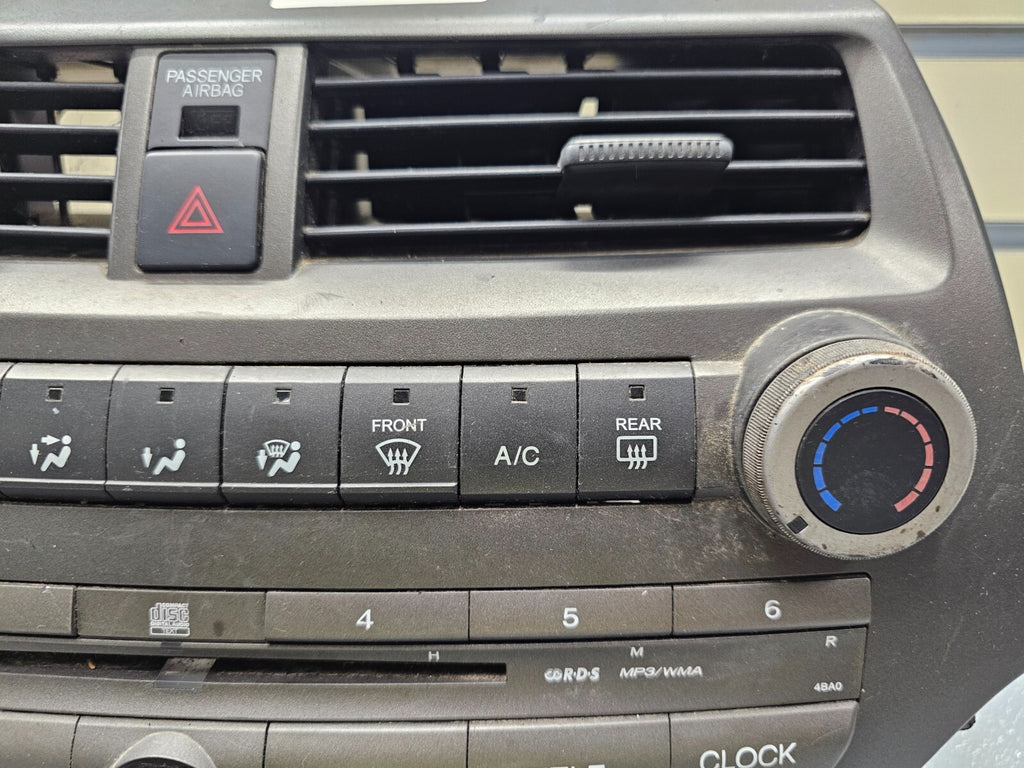 🔥08-12 HONDA ACCORD DASH AM FM RADIO STEREO CD PLAYER RECEIVER OEM