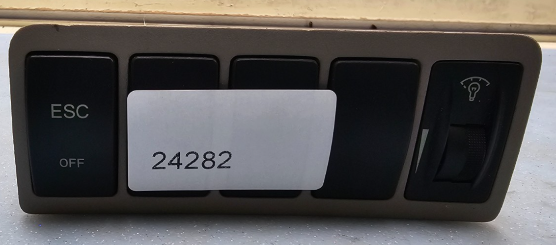 05-07 Hyundai Sonata Dash Dimmer Light Switch Cover Bezel Trim Control Panel Tan