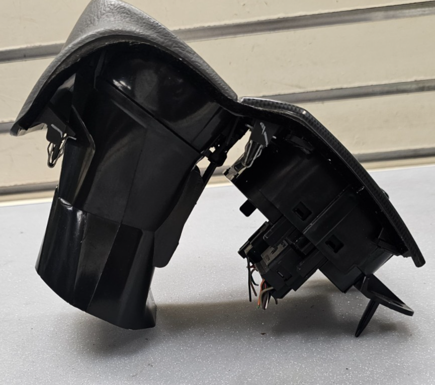 🔥02-09 GMC Envoy Dash Left Driver  Air Vent Head Light Switch Bezel BLACK