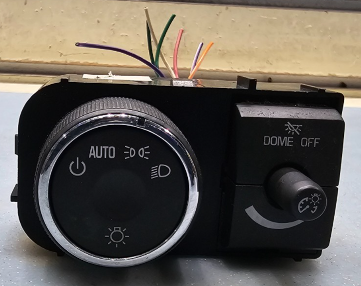 🔥09-17 Traverse Headlight Headlamp Head Light Lamp Dimmer Switch Control Black
