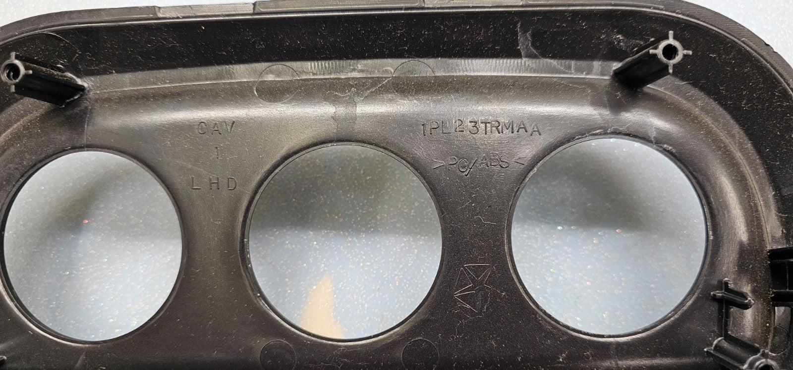 🔥10-16 Jeep Compass Patriot Center Dash Radio Climate Trim Bezel Panel BLACK